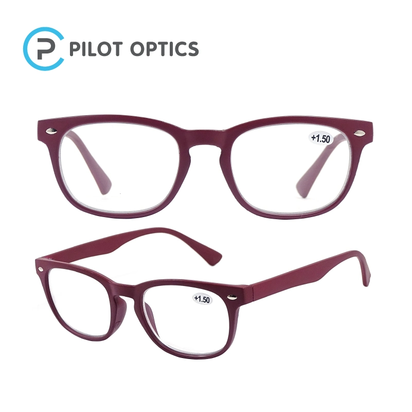 Pilot Optics 2023 Eco Friendly Classic Rectangle Customization Reading Glasses