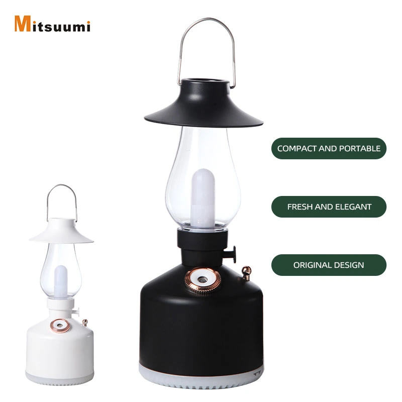 LAMPE de nuit LED à piles humidificateur d'air sans fil à humidificateur