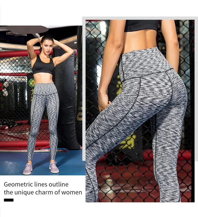 El Yoga Legging prendas de vestir para mujer Fitness Sport pantalones de cintura alta