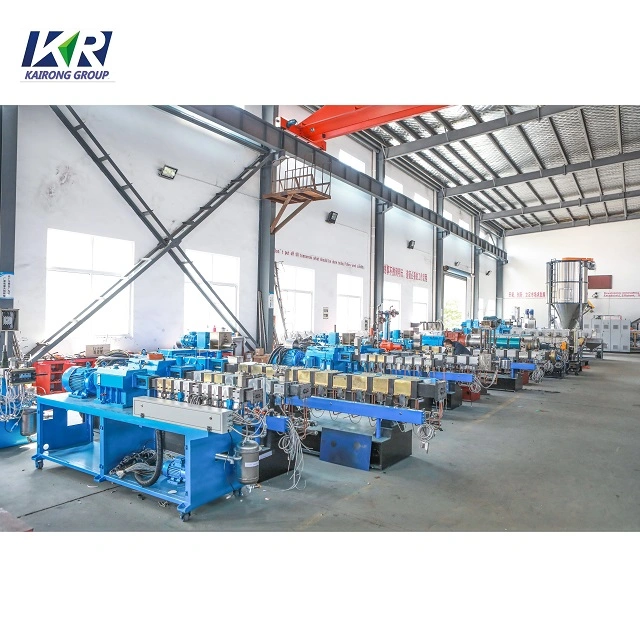 Plastic Glass Fiber Nylon Compounding Extruder Machine Price/PA+GF Plastic Twin Screw Extruder