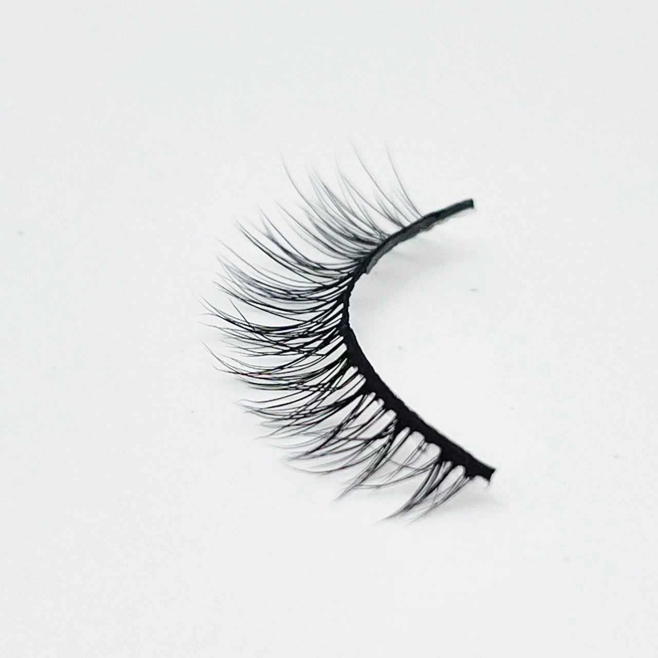 5D Silk Eyelashes 10mm Crisscross Handmade False Eyelashes Thick Faux Mink Eyelashes