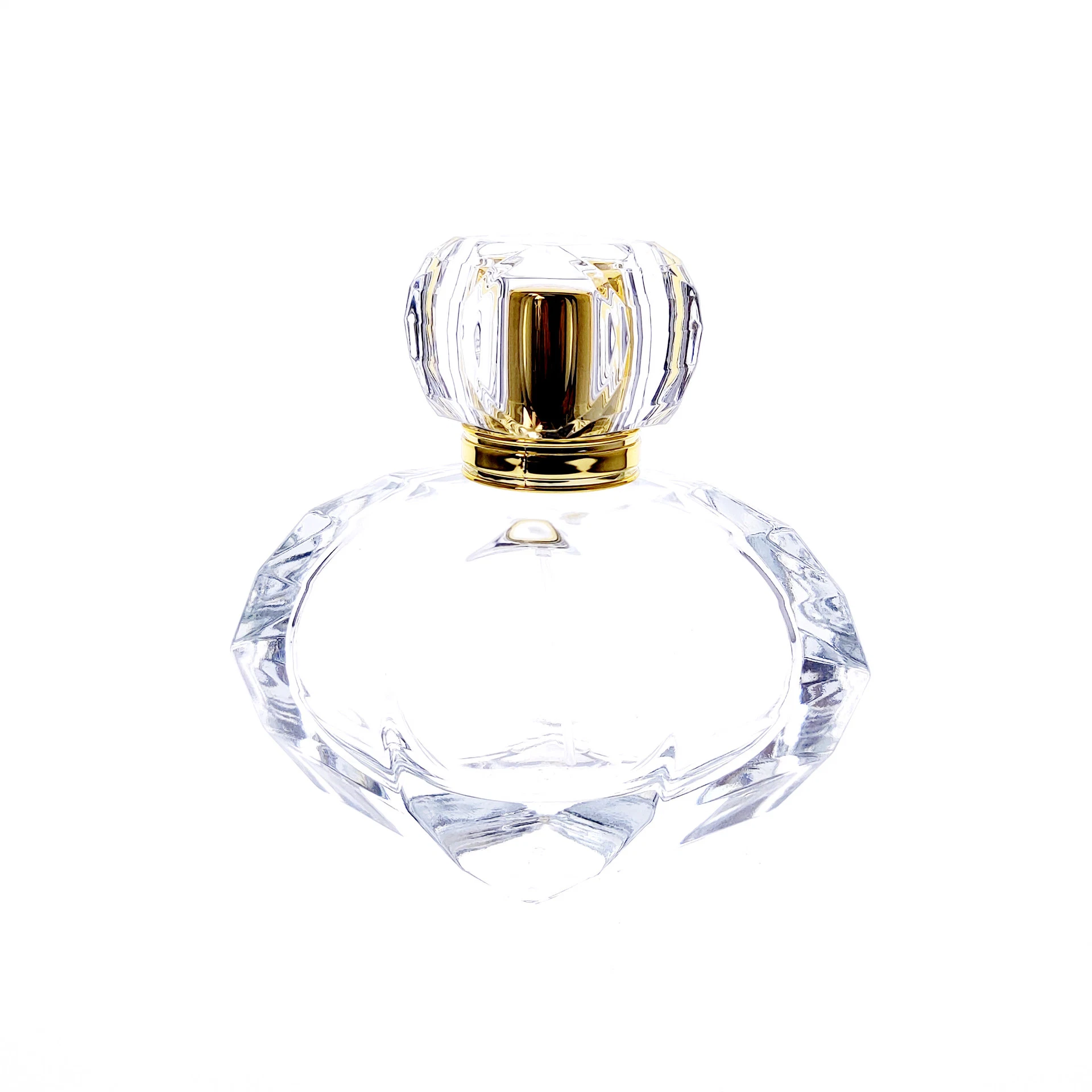 Clear Empty Cosmetic Packaging Fragrance Glass Jars Perfume Bottle