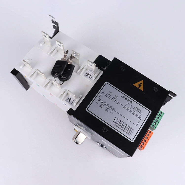 Slq1-160A 4p ATS 400V 50Hz ATS Self Return Electric Automatic Transfer Switch with Fire Control