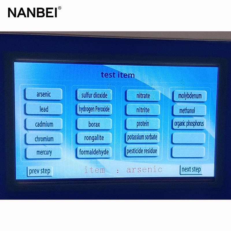 Food Safety Testing Equipment for Heavy Metal Analysis in Fruit Vegetable