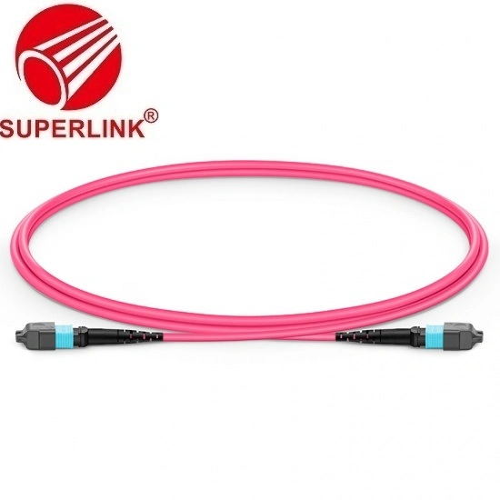 Fiber Jumper MTP APC Female Om4 Multimode Trunk Cable Fiber Patch Cord Network Connector