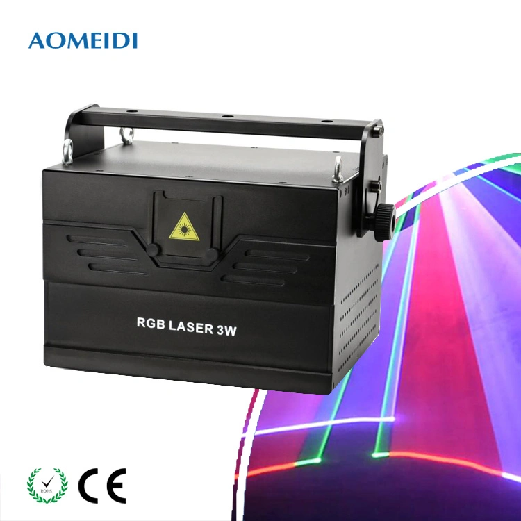 Concert Bar Music High Power DMX 8W RGB Stage Performance Laser laser Light Projector