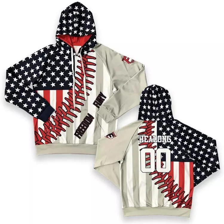 Großhandel Sportswear Hohe Qualität Baumwolle Fleece Custom Baseball Uniform Sweater Hoodie Passendes Set