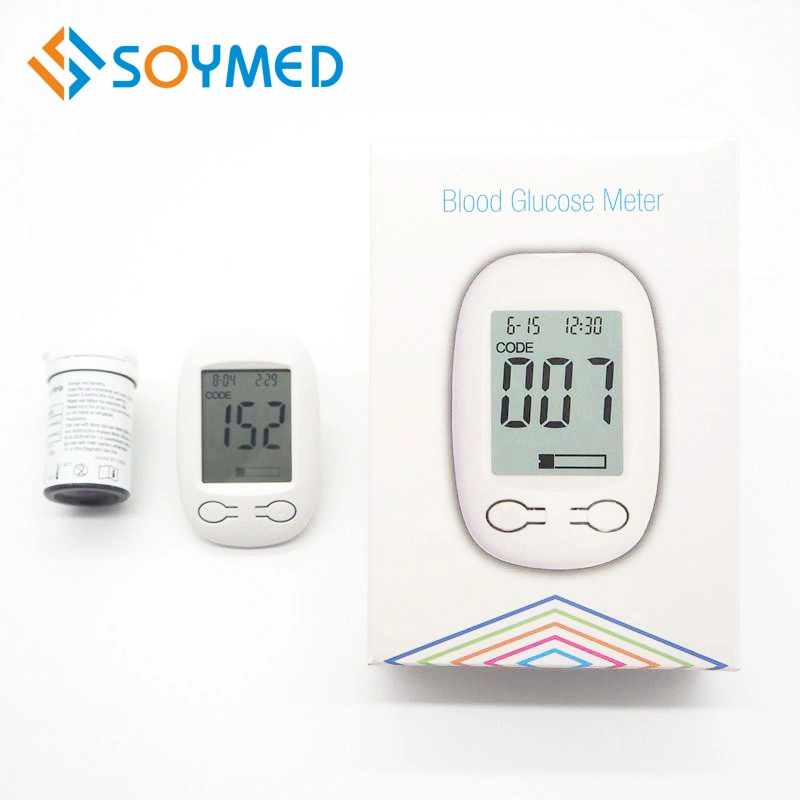 Easy to Operate LCD Screen Digital Large Font Blood Glucose Meter for Quick Reading