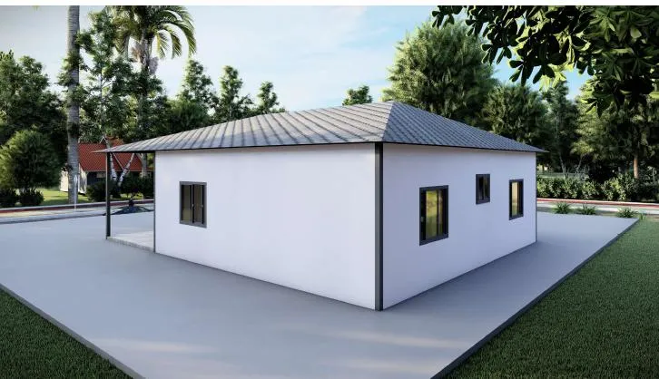 Light Steel Structure Prefabricated House with Sandwich Panel