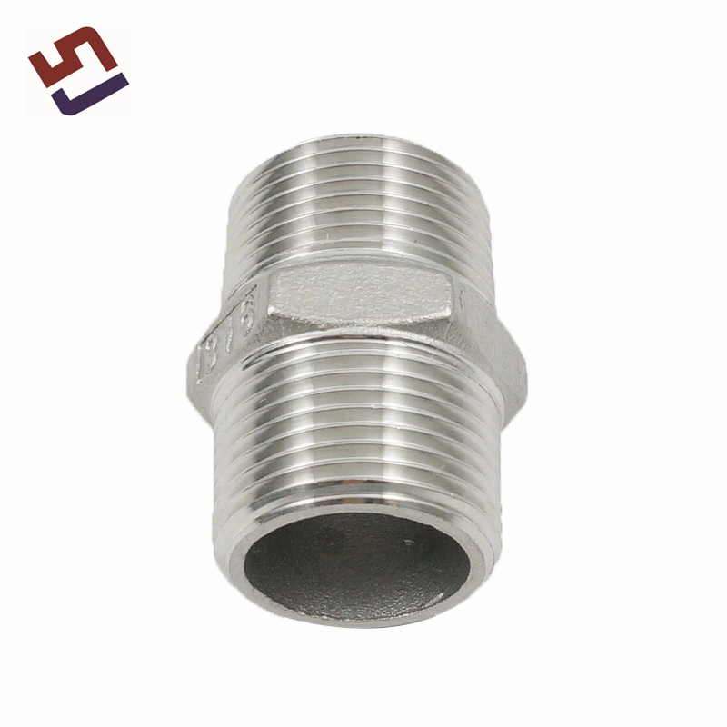 Casting Pipe Fitting Joints Hexagon/Hex Nipple Outside Threaded Flanges/Coupling/Tees/Elbow/Clamp Coupling/Reducing Hex Nipple Tube Ss 304 316 Accessories