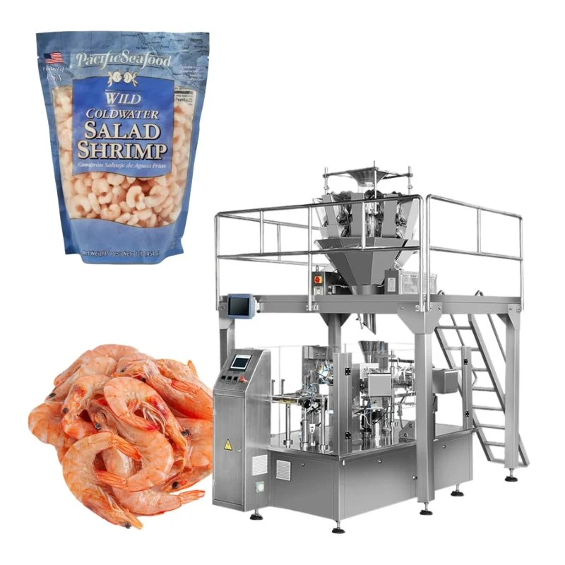 Automatic Weighing Filling Packing Machines Multi-Functions Chips Shrimp Crackers Candy Packaging Machine