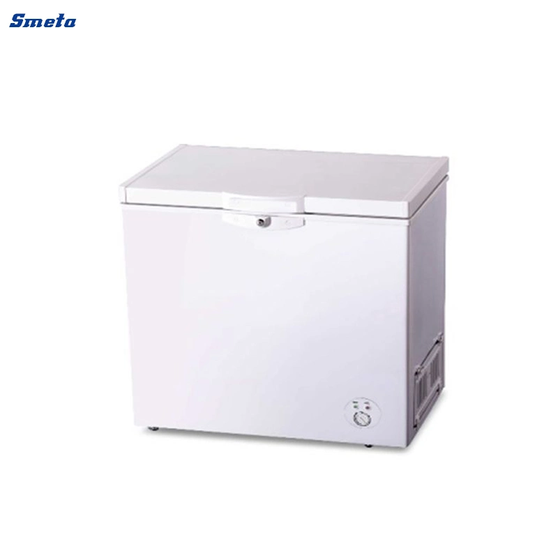 Smeta OEM Manual Defrost Single Door White Cold Chest Deep Freezer