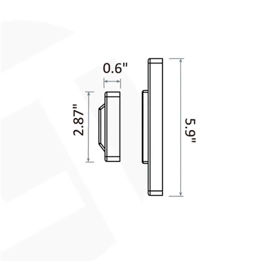 Latón Die-Cast versátil Simple&amp;discreta 2W 12VCA Chip cree la luz de paso de latón para escaleras Patios de iluminación de seguridad