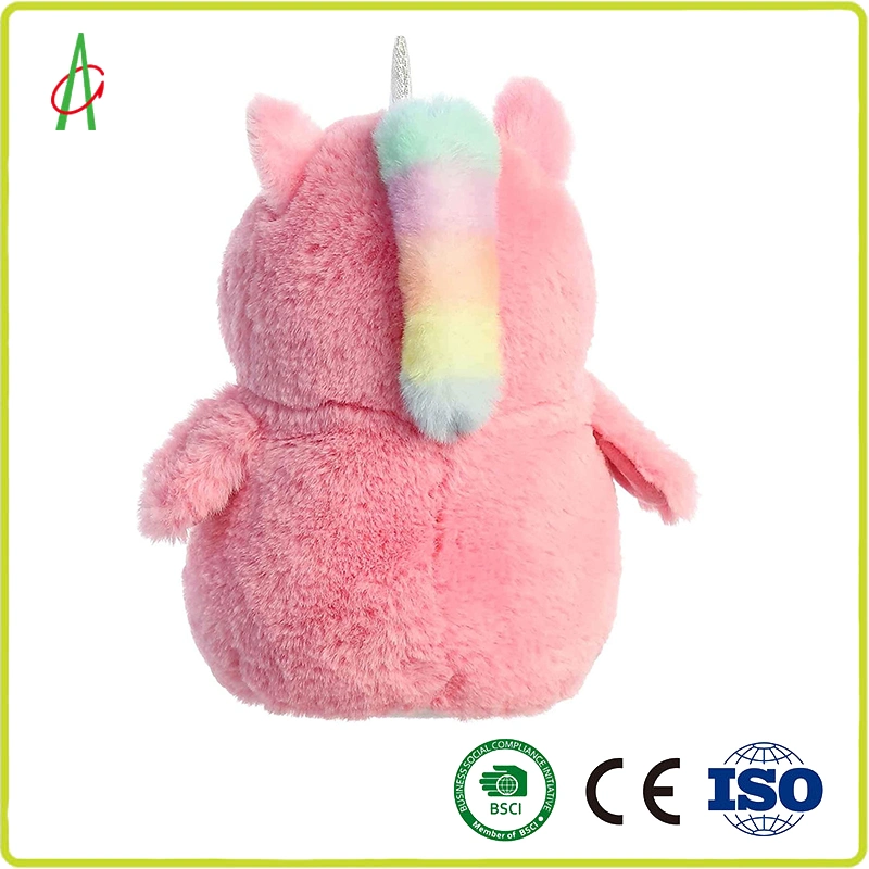 Custom Kids Plush Handmade Cartoon Cute Toy Sleeping Fabric Stuffed Unicorn Toy