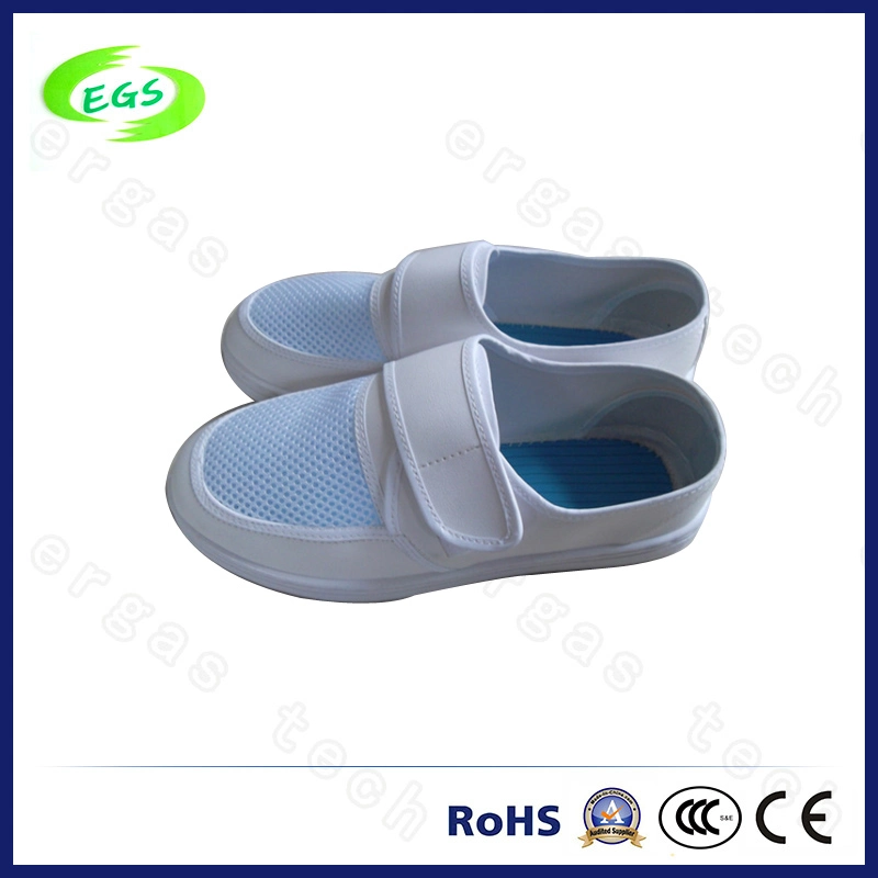 PCB Worker ESD White Mesh Shoes