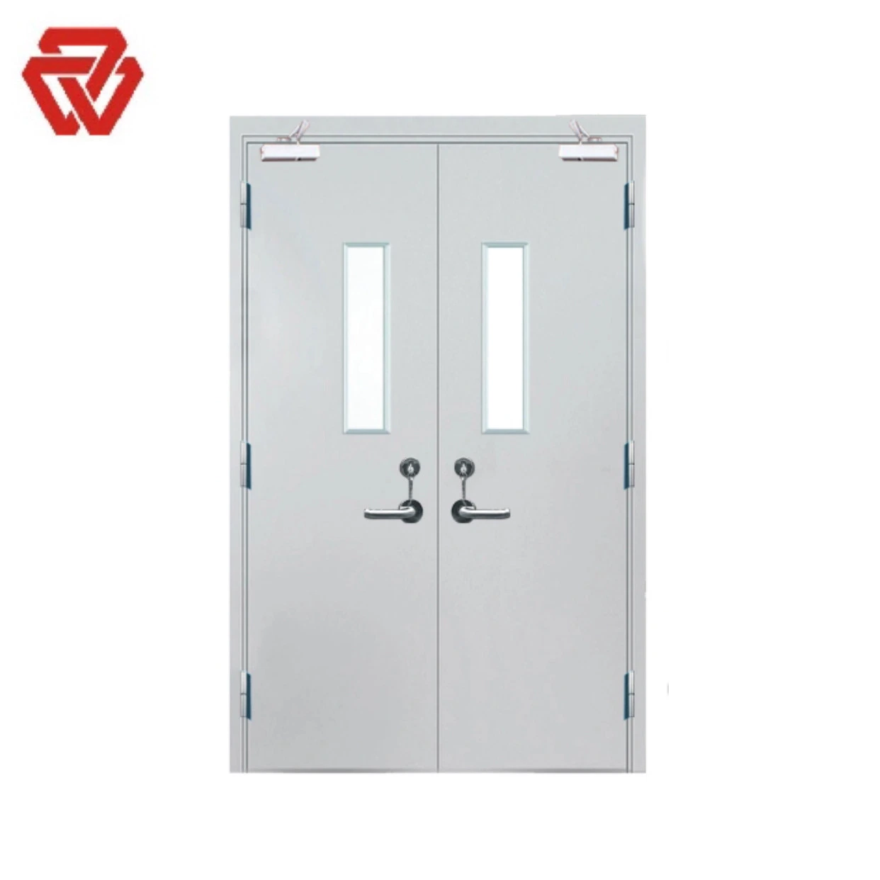 UL Quality Steel Entrance Solid Door, Emergency Exit Fire Rated Door for Hotel / School