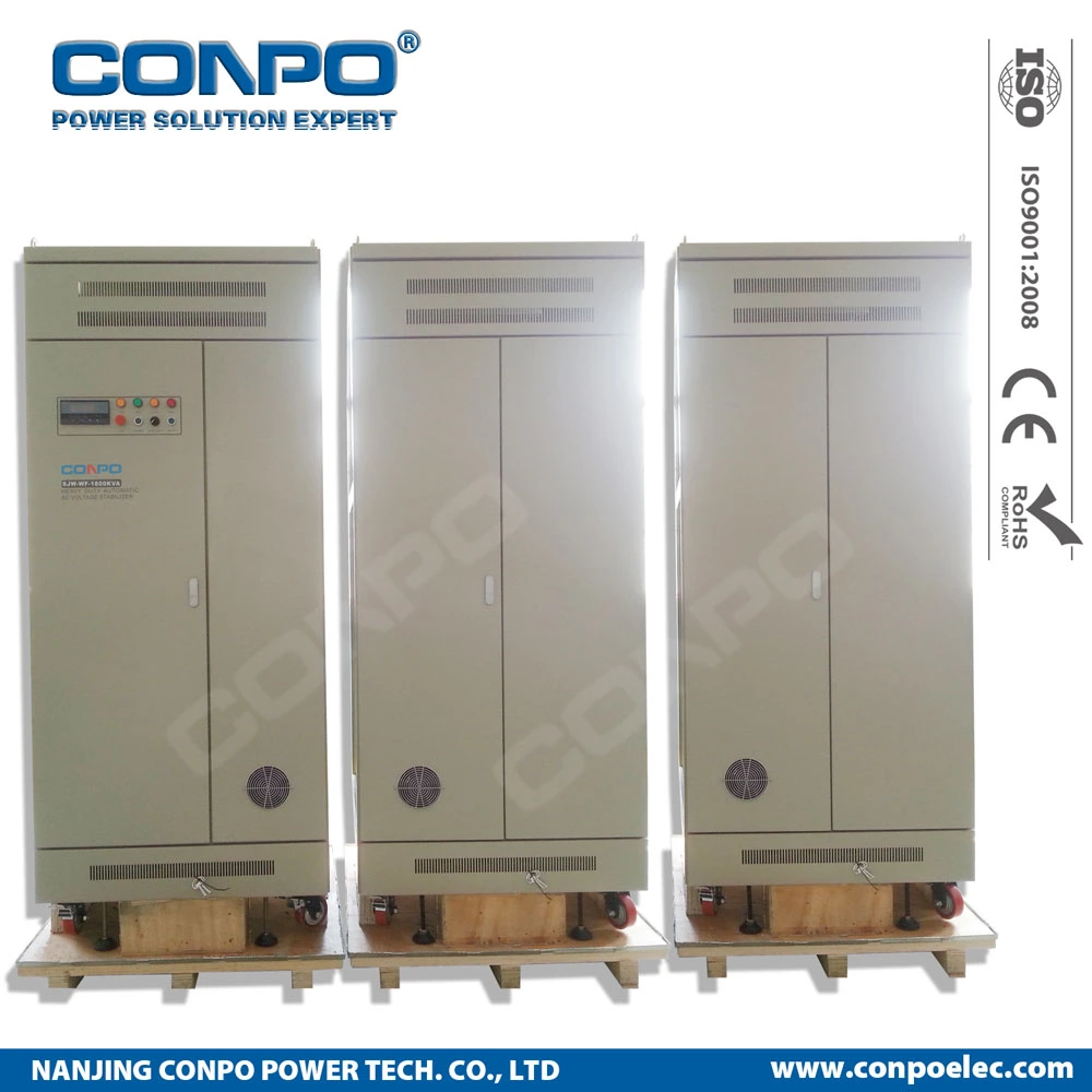 Sjw-Wf-1800kVA 3phase Electronic Heavy Duty (SCR/IGBT/Thyistor) , Contactless Voltage Stabilizer/Regulator