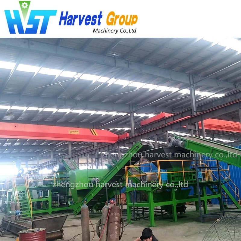 Used Tire Recycling Machine for Sale Shredded Rubber Tyres