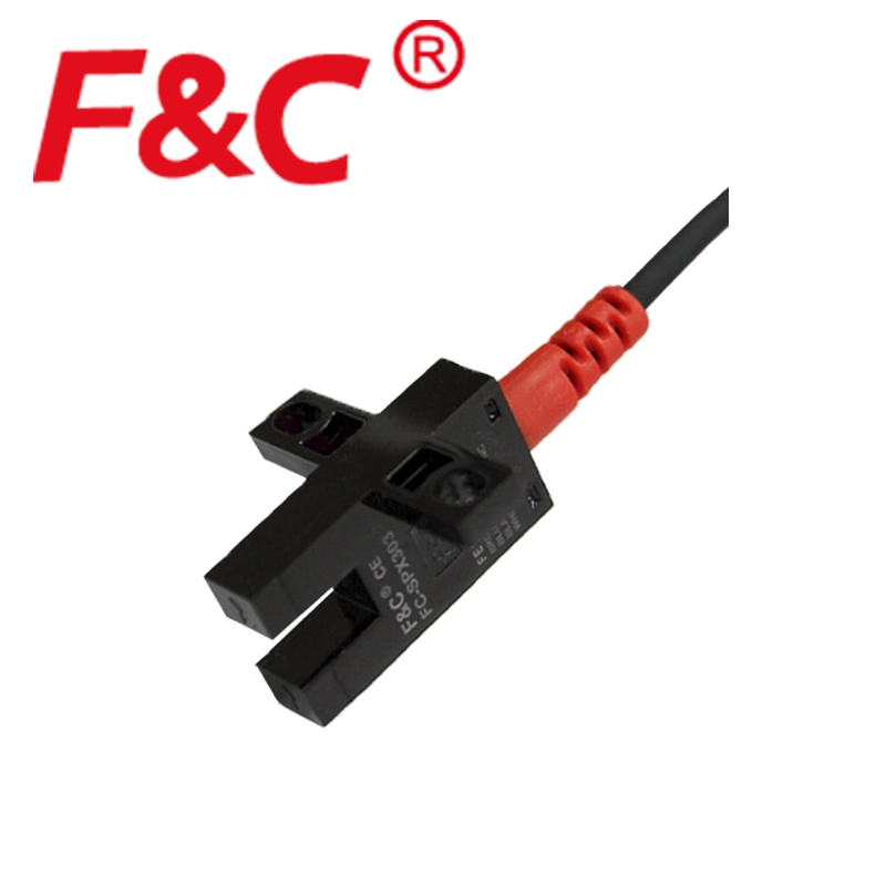 5mm Slot U-Shaped 4-Wires FC-Spx303 NPN. No. Nc Photoelectric Sensor