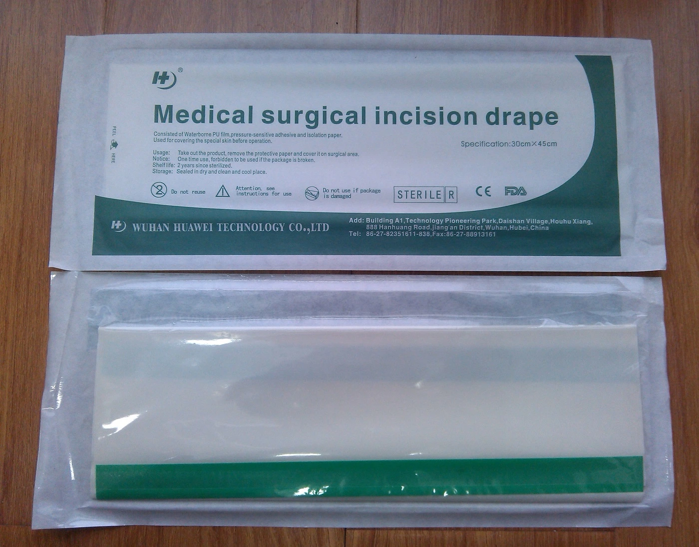 Surgical Adhesive Dressing Film/Disposable Surgical Membrane/Medical Incision Dressing Drape