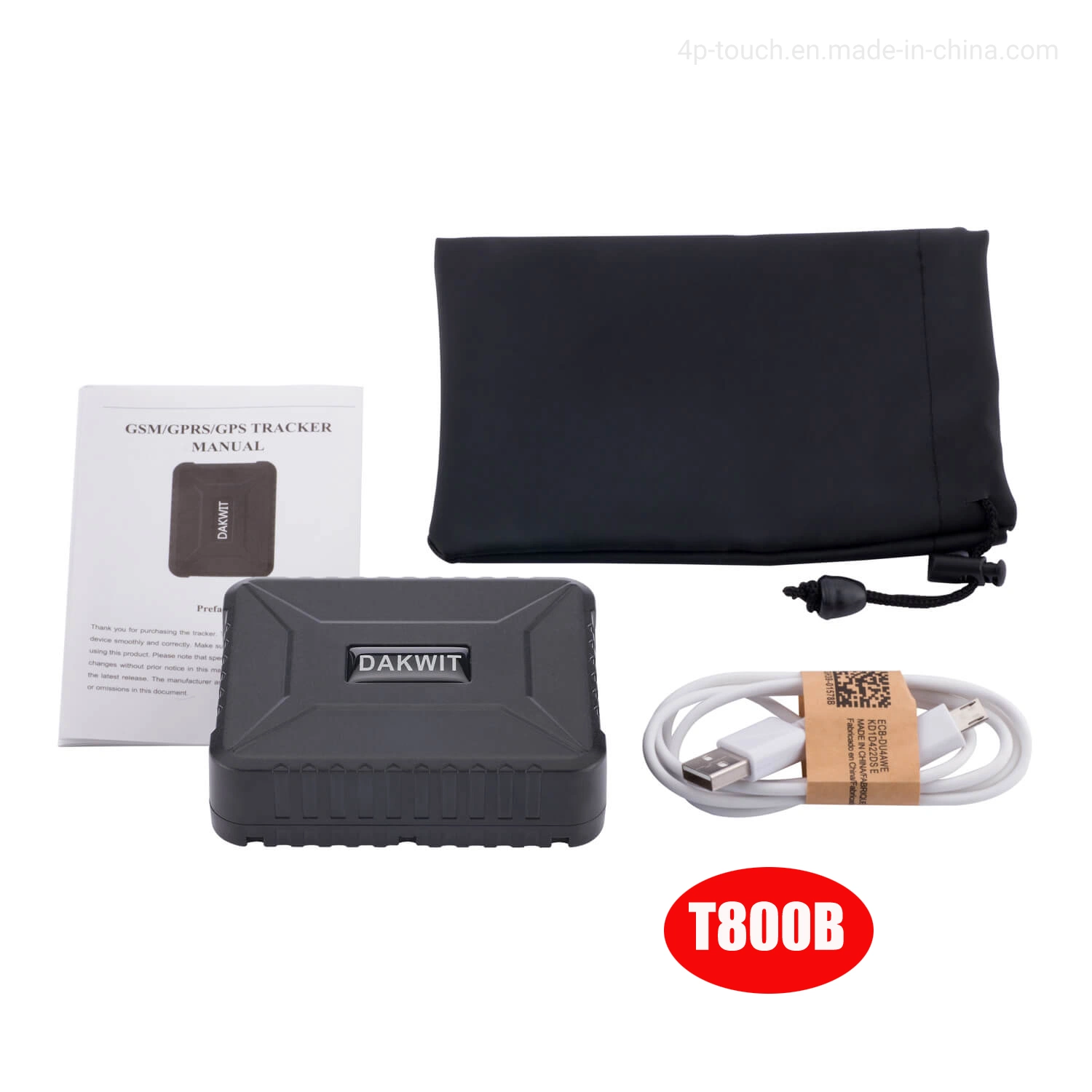 2G Wireless GPS Fahrzeug LKW Asset Smart GPS Tracking Tracker System mit Alarm für starken Magnetabfall T800B