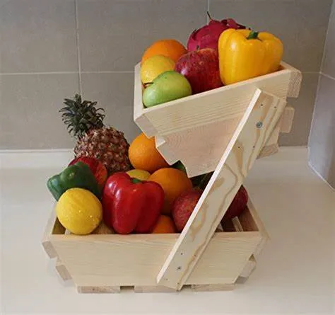 Customized High quality/High cost performance Wooden Supermarket Floor Fruit and Vegetable Display Rack