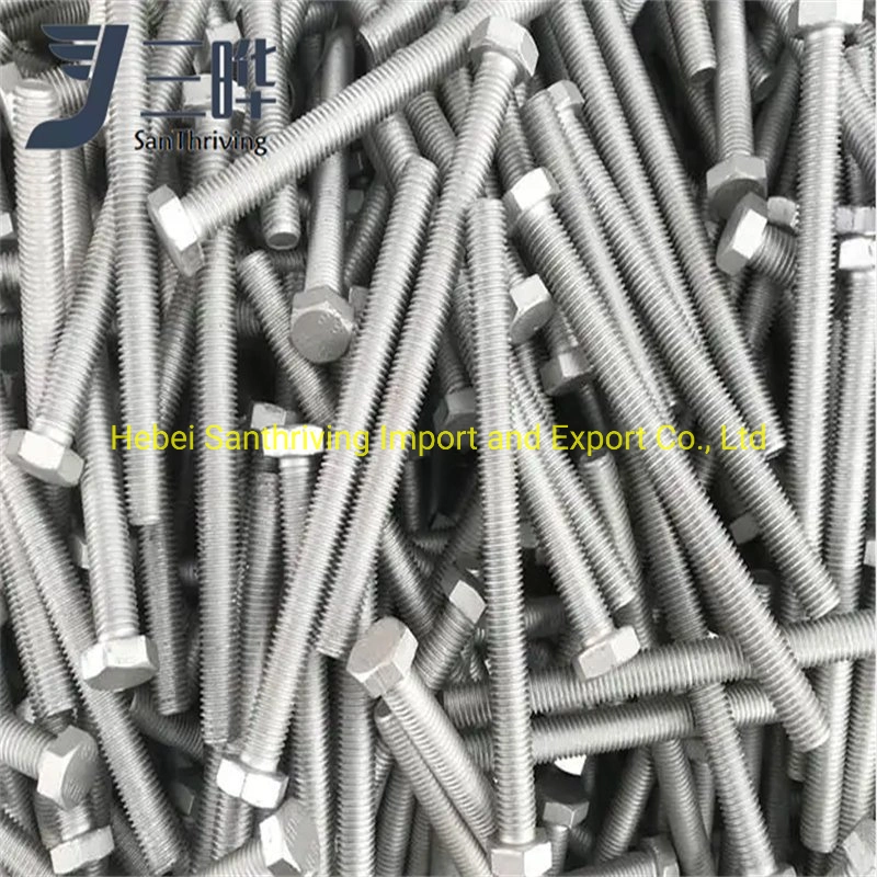 Factory Stock Stainless Steel A2 A4 DIN931 Hex Bolt and Nut and Washer