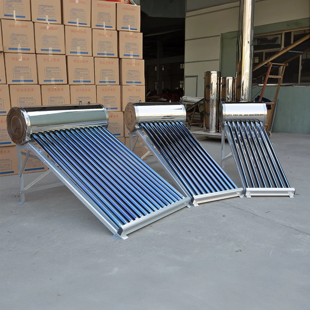 100L 200L 300L Non-Pressurized Solar Water Heater System for Home or Commercial