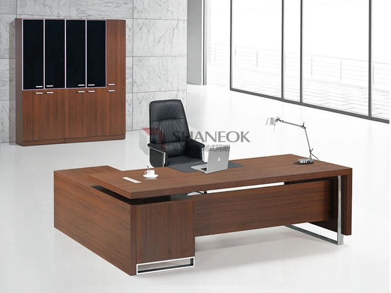 Shaneok Large Modern Wooden Office Table Office Furniture