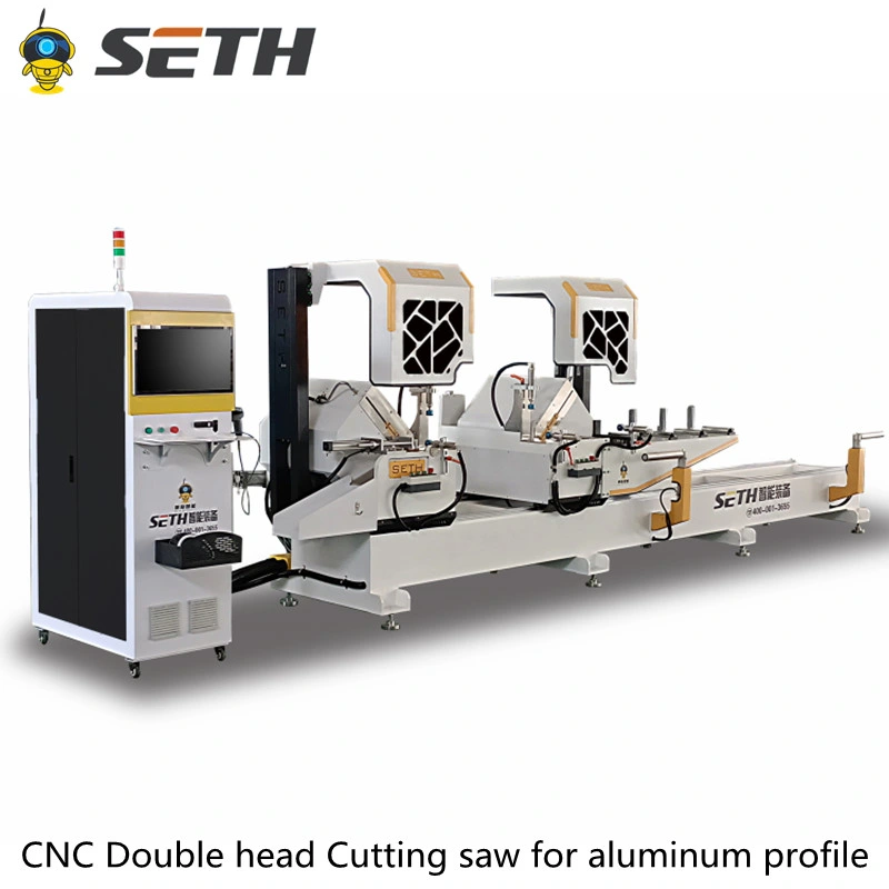 Hot Sale CNC Double Head Cutting Saw for Aluminum Profile/ Aluminum Window Door Making/Aluminum Curtain Wall Material/ UPVC Window Door Making