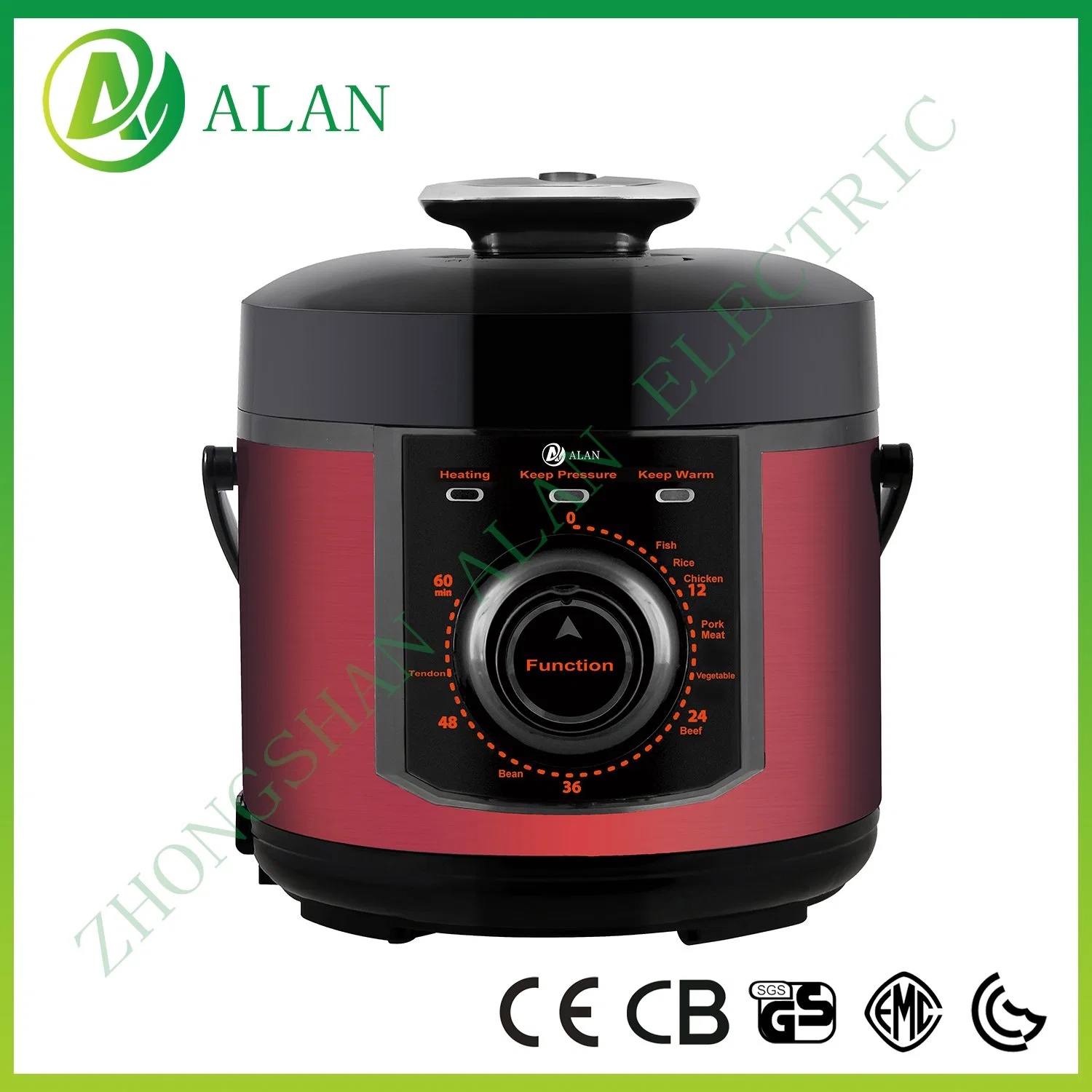 with Big Handle LED Digital Display Multipurpose Electric Pressure Cooker