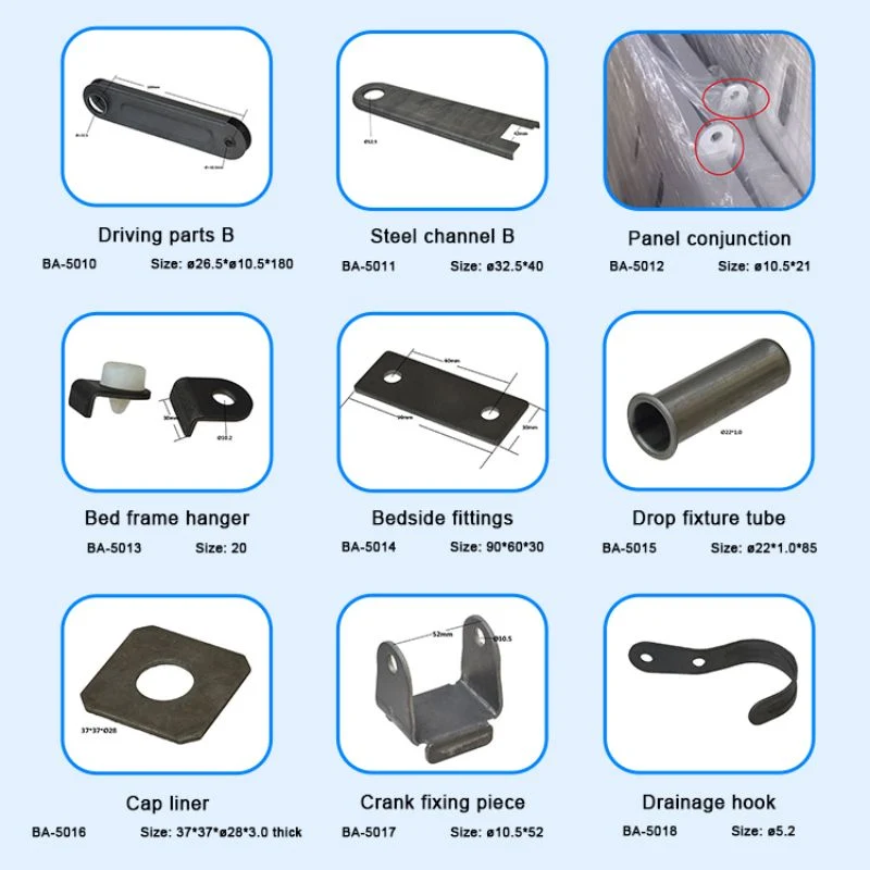 Suministro Mobiliario de hospital hardware Control central Castor piezas de soldadura de metal