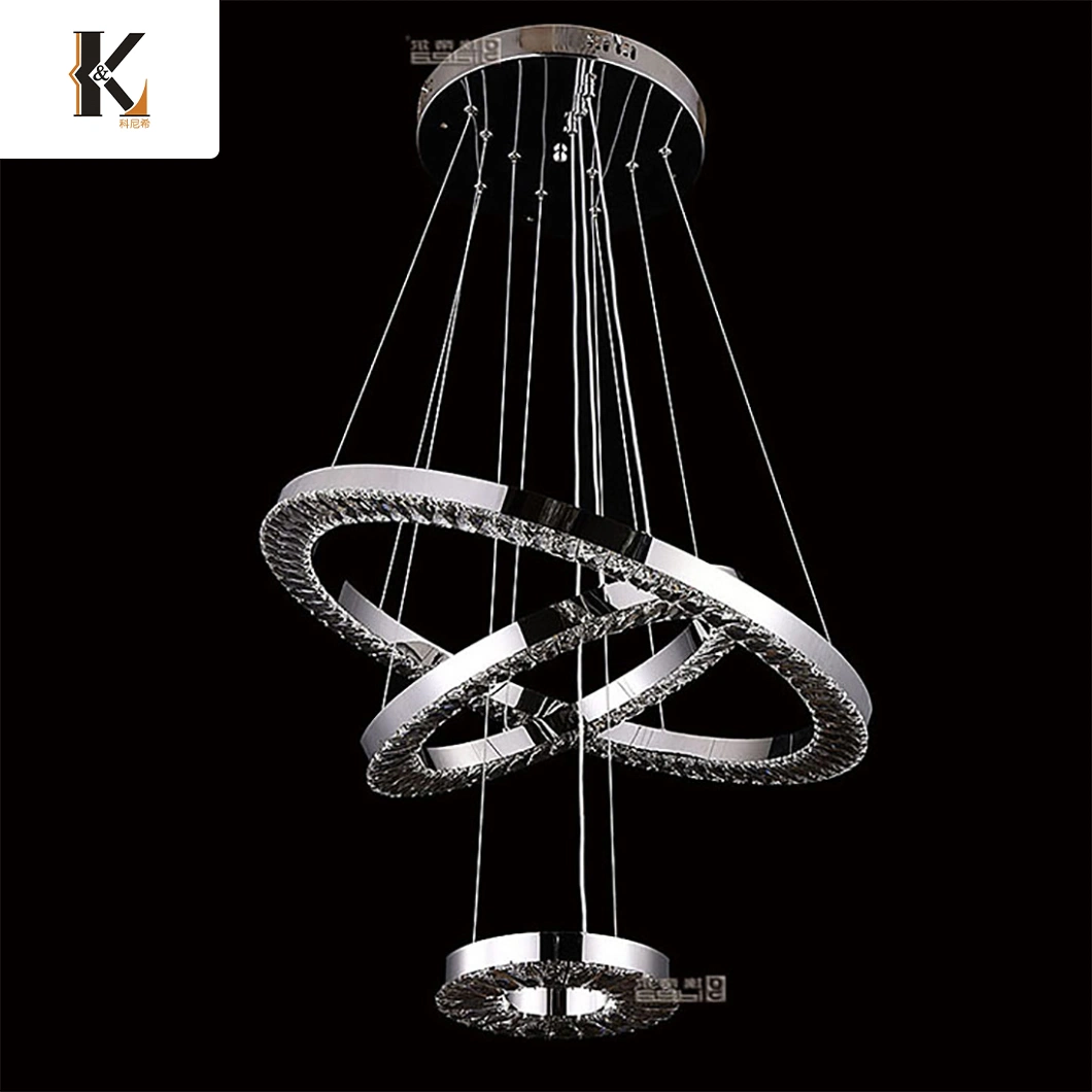 Konig Lighting China Wood and Crystal Chandelier Manufacturer Indoor Ceiling Hanging Lamps Crystal Chandelier Duplex Building Large Living Crystal Chandelier