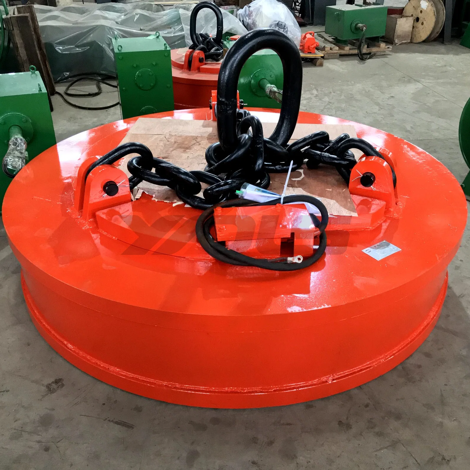 Round Shape Electro Magnetic Lifting for Steel Scrap of MW5-240L/1