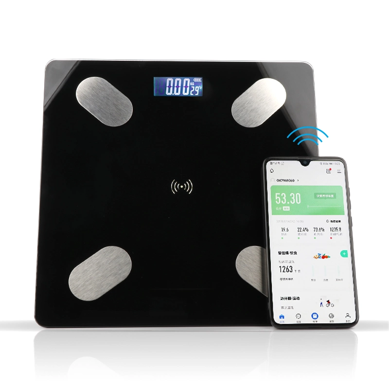 Tempering Glass Bluetooth Bathroom Scales with All-New ABS Material