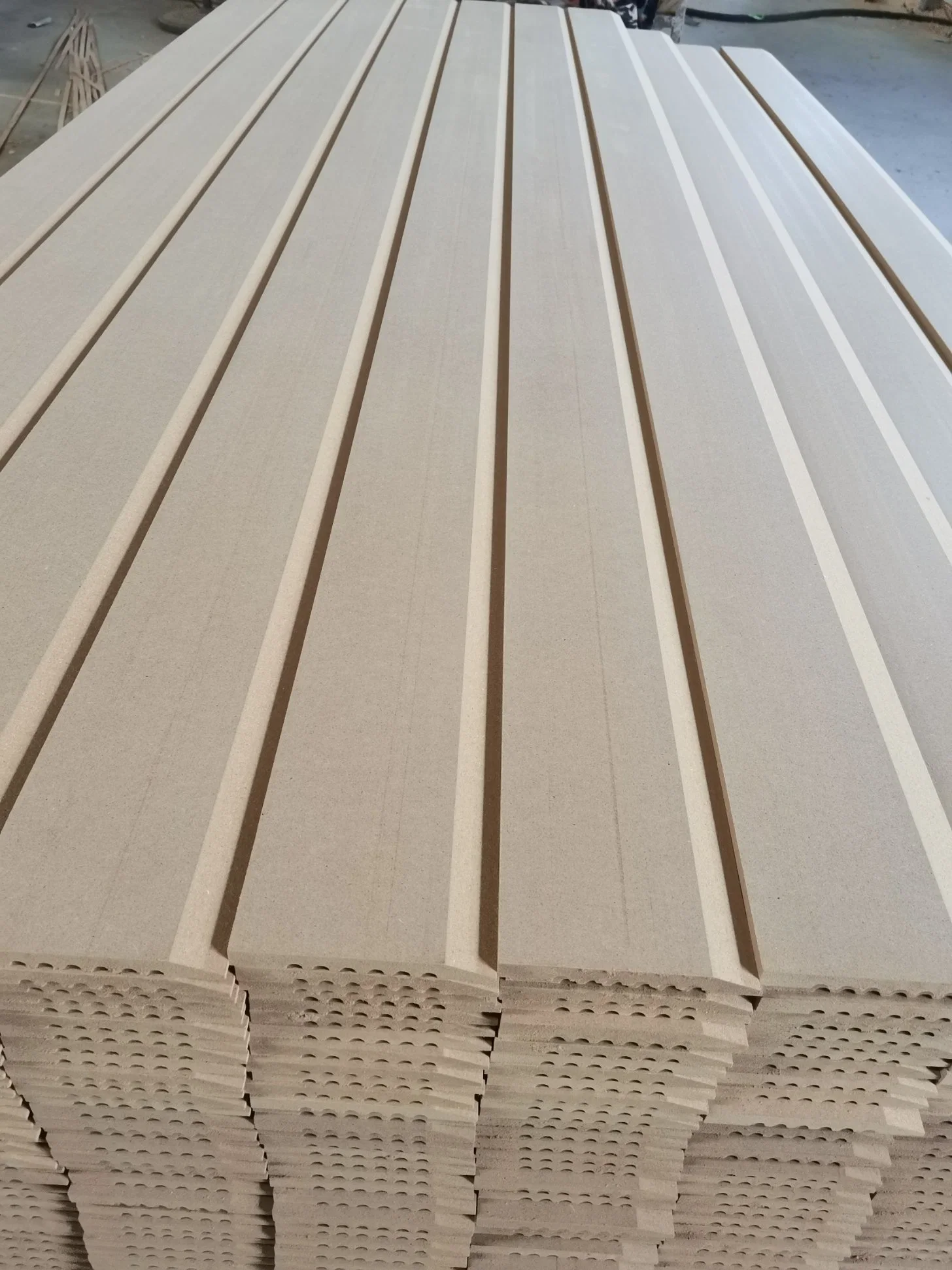 Factory-MDF Wood Skirting Line 12X120mm