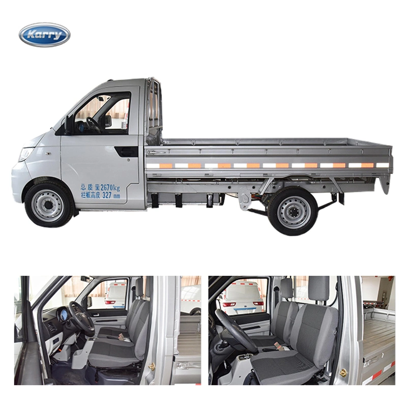 Ridever Karry EV 2022 Cheapest Electric Truck Van Car Made in China Fence Truck Vehicles Suitable Cargo Used Car