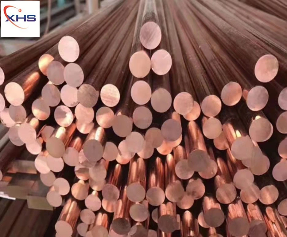 Wholesale/Supplier JIS Square Flat Hexagonal Wire Rod Pure Copper Bar Brass Bar 8mm 10mm C1020 C1100 C1221 C2600 Round Copper Bar