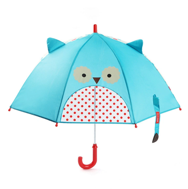 Chinese Factory Blue Rain Sun Gift Logo Printing Children Cartoon Umbrella Cute Animal Kids Umbrellas for Outdoor