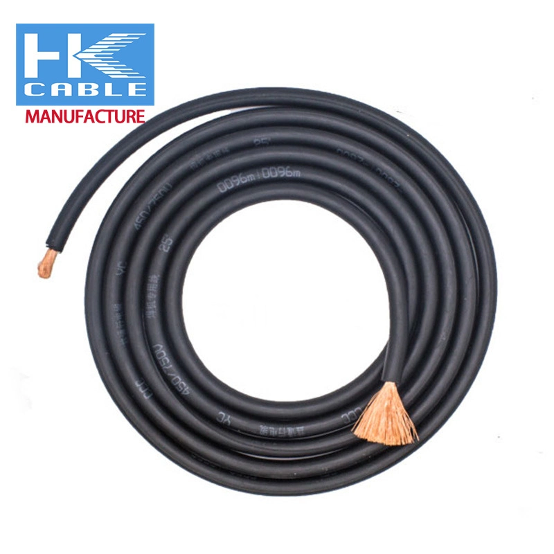 Original Factory manufacture Flexible Electrode Clamp Rubber Sheathed Electrical Welding Cable Pure Copper Wire