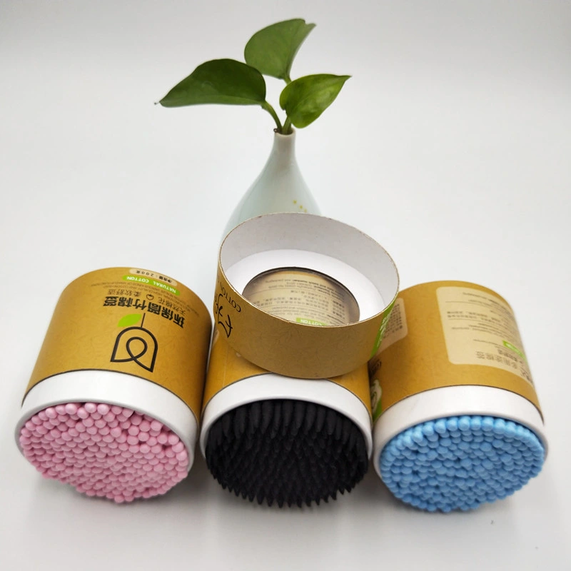 Cyy Biodegradable Cotton Buds in Eco-Friendly Container Package