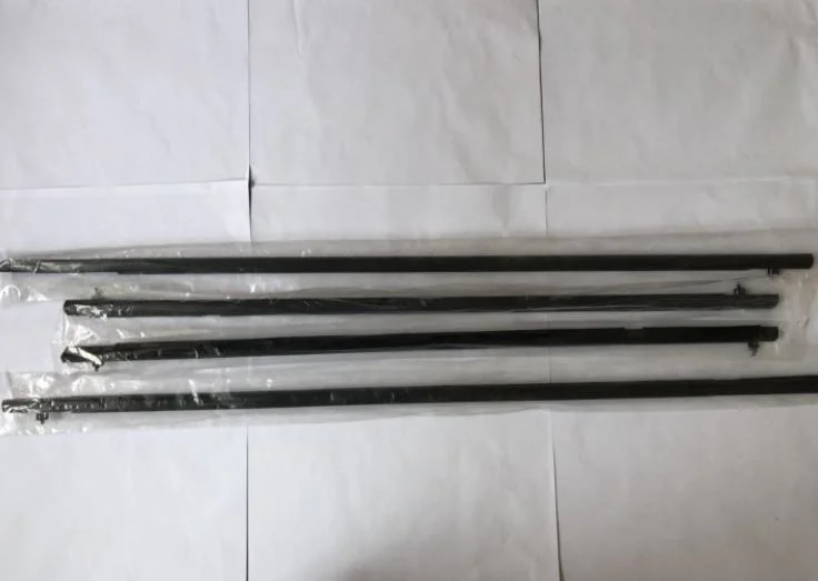 4pcs para Honda Civic 2010-2018 Guarnecido de la ventana de cristal de la puerta exterior de la correa burlete de goma