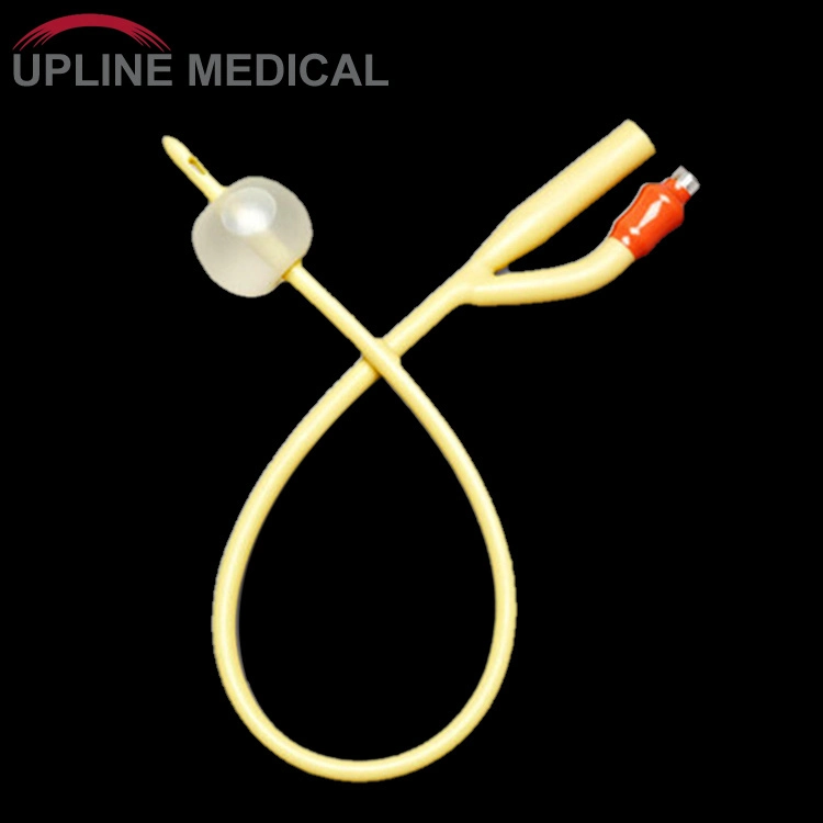 Sterile Medical Silicone Coated Latex Foley Catheter/Urethral Probe