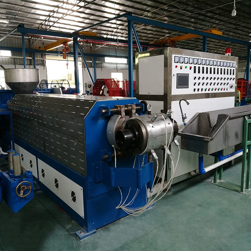 Electric Drop Copper Wire Making Machine PE Insulation Power Cable Extrusion Machine