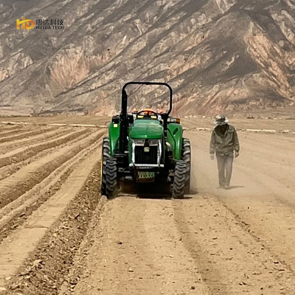 HD Screen Rtk Base Station Precise Positioning Accurately Distinguish Farmland/Roads Navigation Trimble Tractor Guidance System