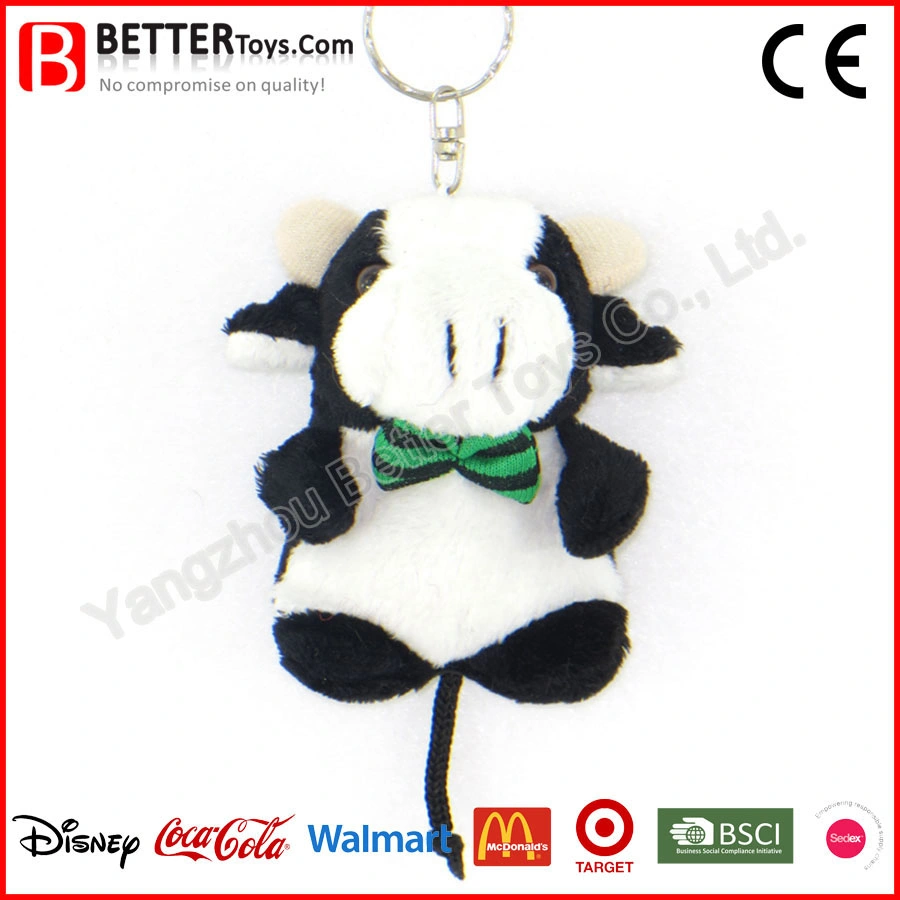 High Quality Plush Cow Key Chain