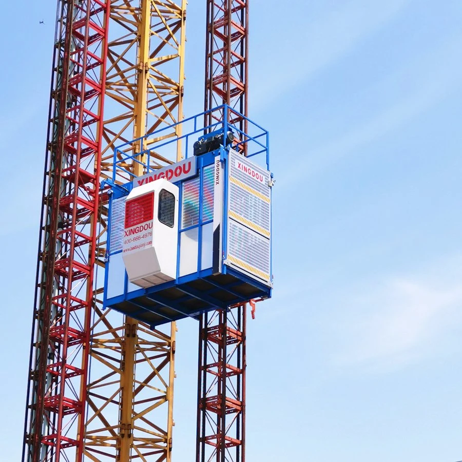 Long Service Life Building Hoist Elevator with Safety Device Construction Hoist Lift