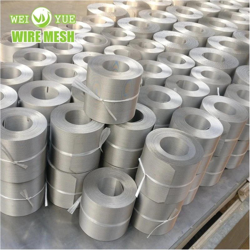 SS316 Stainless Steel Wire Mesh Filter Belt Mesh Belt Mesh Cloth for Plastic Extruder Screen Mesh