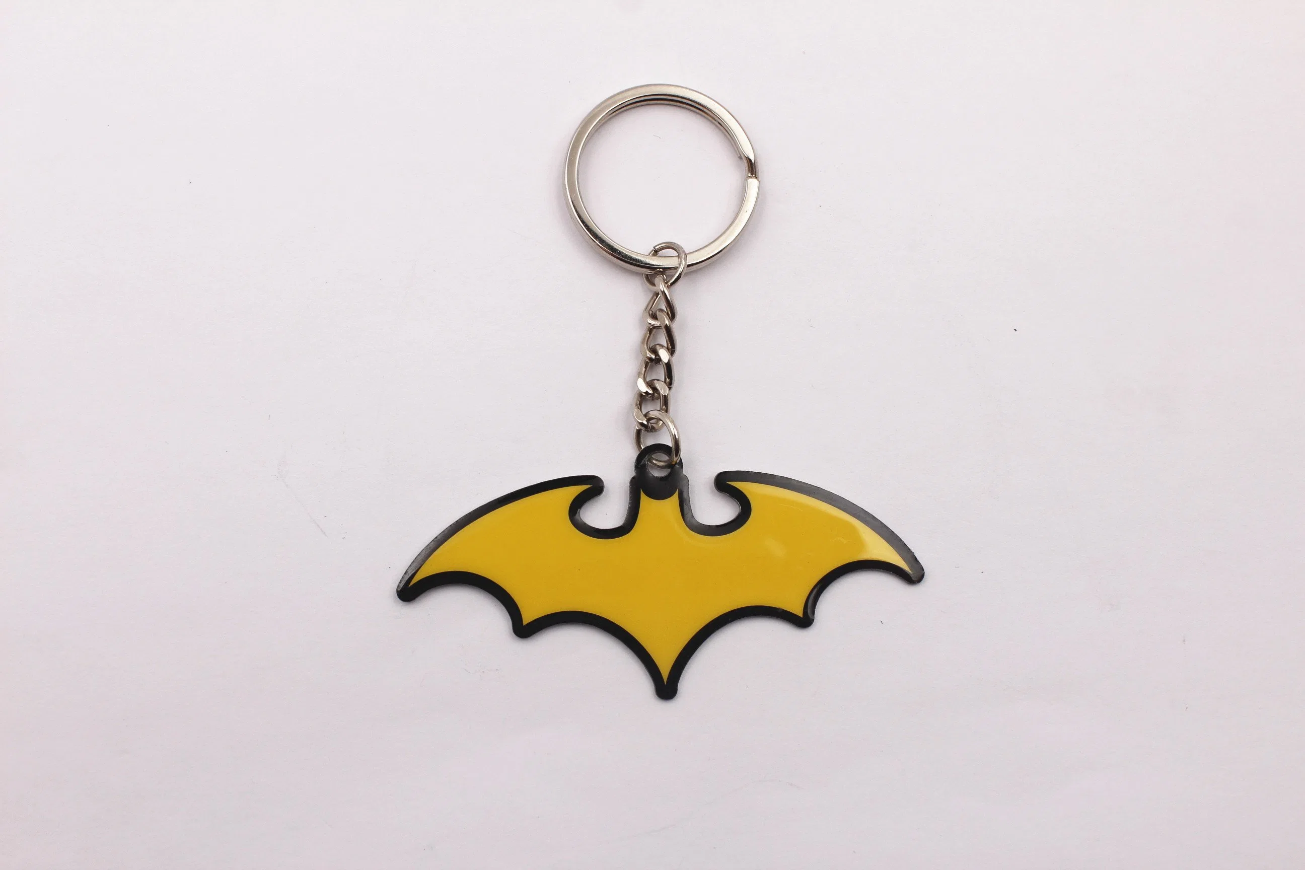 Cheap Cartoon Bat Animal Keyring Epoxy Coated