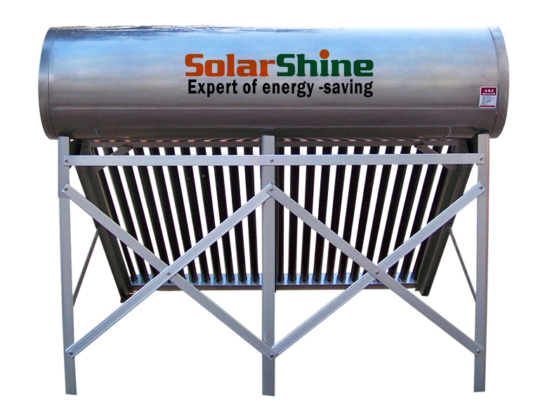 Solar Water Heating System Solar Water Heater with Automatic Controller and Evacuated Tube Collector